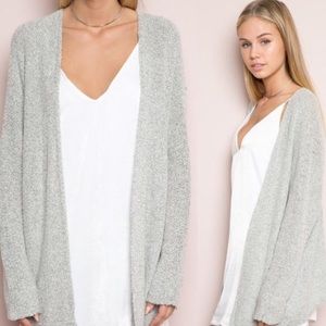 Cute gray Brandy cardigan in great condition